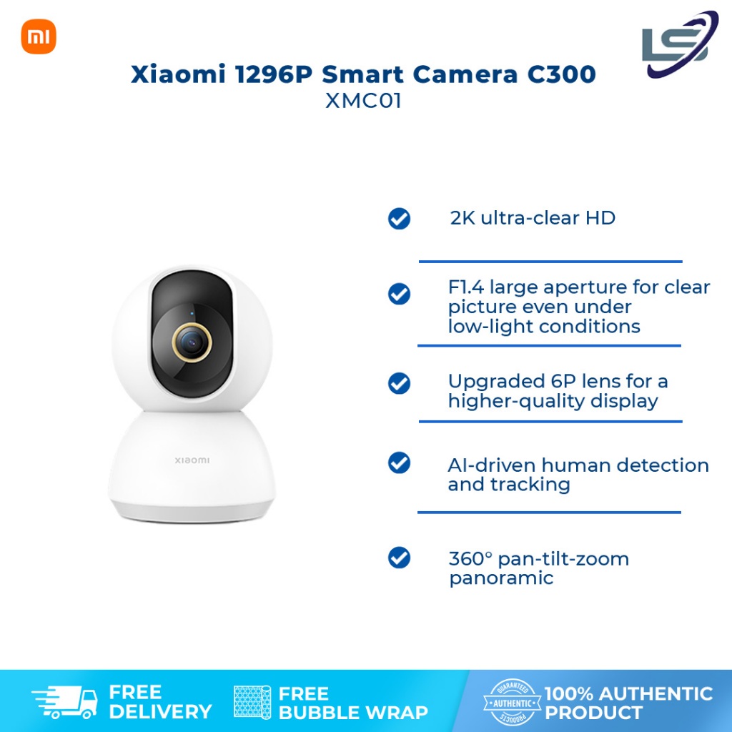 Xiaomi กล้องวงจรปิดอัจฉริยะ C200 / C300 / C400 / 2K Pro