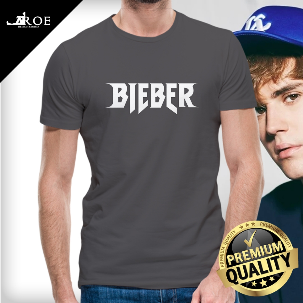 เสื้อยืด พิมพ์ลาย Justin Bieber Music Bieber