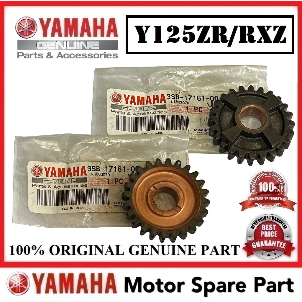 YAMAHA Y125ZR 6TH เกียร์ PINION 24T 0 3SB-17616-00 RXZ Y125Z CATELYZER MILLIA BOSS TOP GEARBOX Y125 