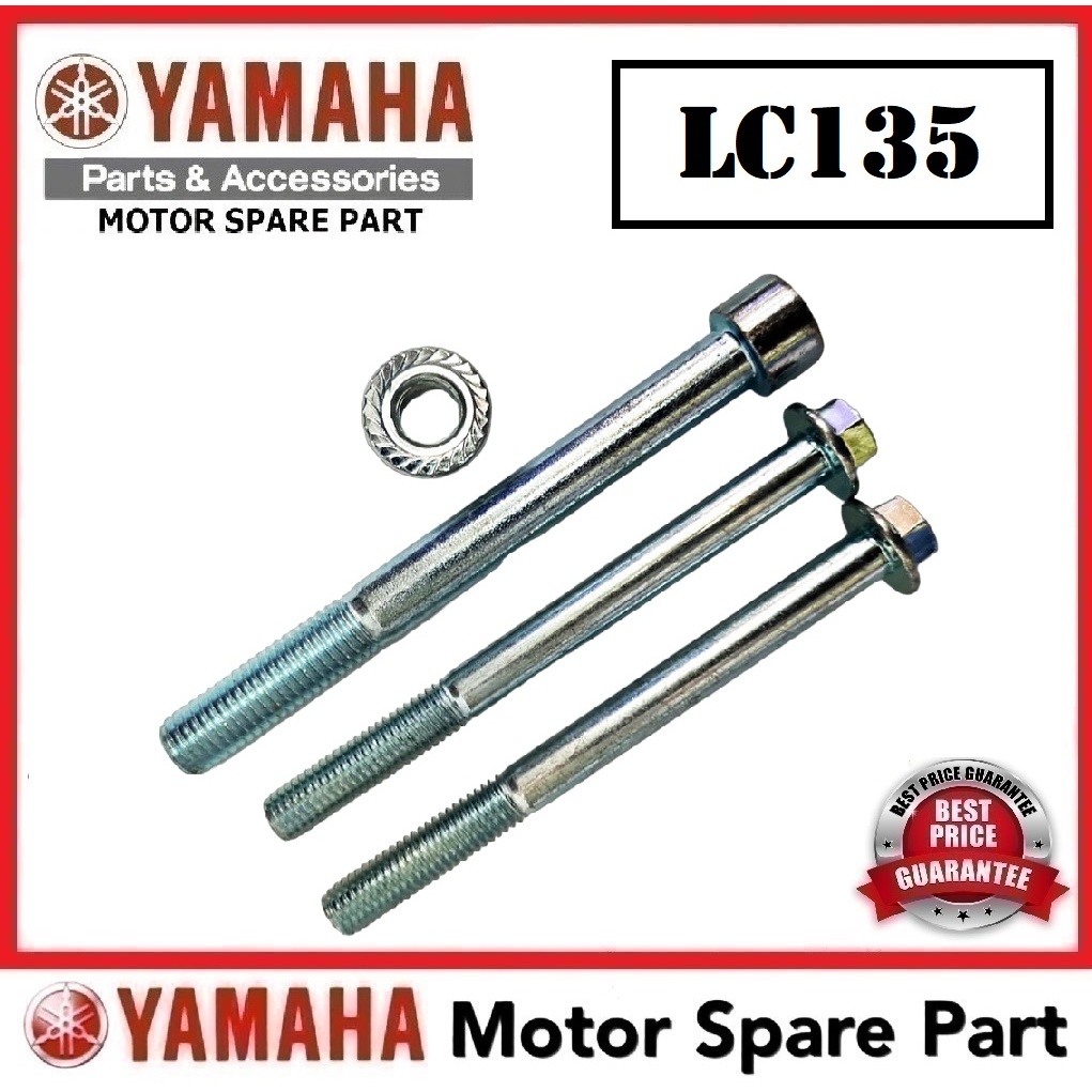 YAMAHA LC135 ENGINE STAY SCREW 0 SKRU KUNCI ENGINE ENJIN BRACKET PLATE SHAFT LC 135 V1 V2 V3 V4 V5 V