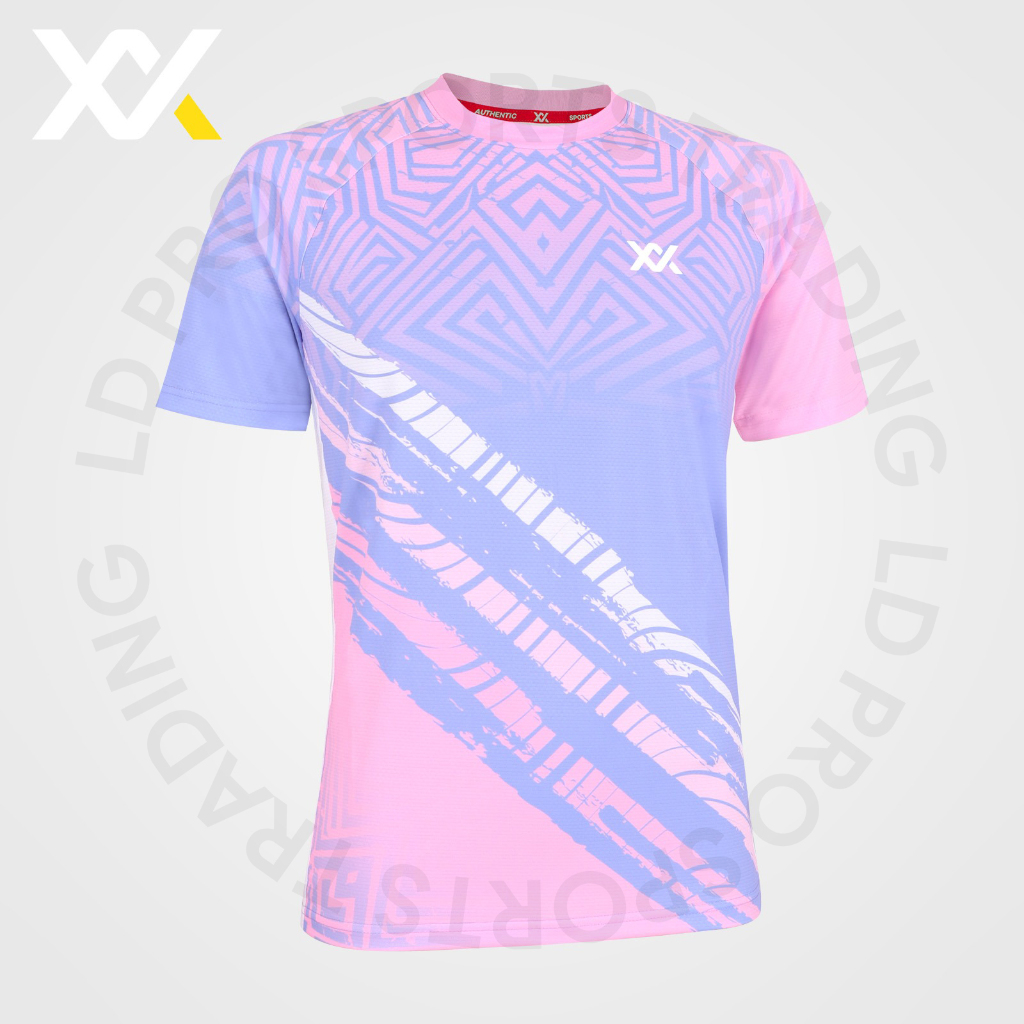 Maxx Shirt เสื้อยืดแฟชั่น MXFT100 สีม่วง สีชมพู (2 สี)