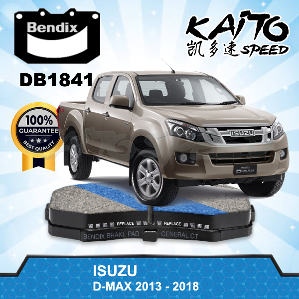 ผ้าเบรคหน้า Bendix DB1841 Isuzu D-Max RG 2013 2014 2015 2016 2017 2018 Dmax RG01