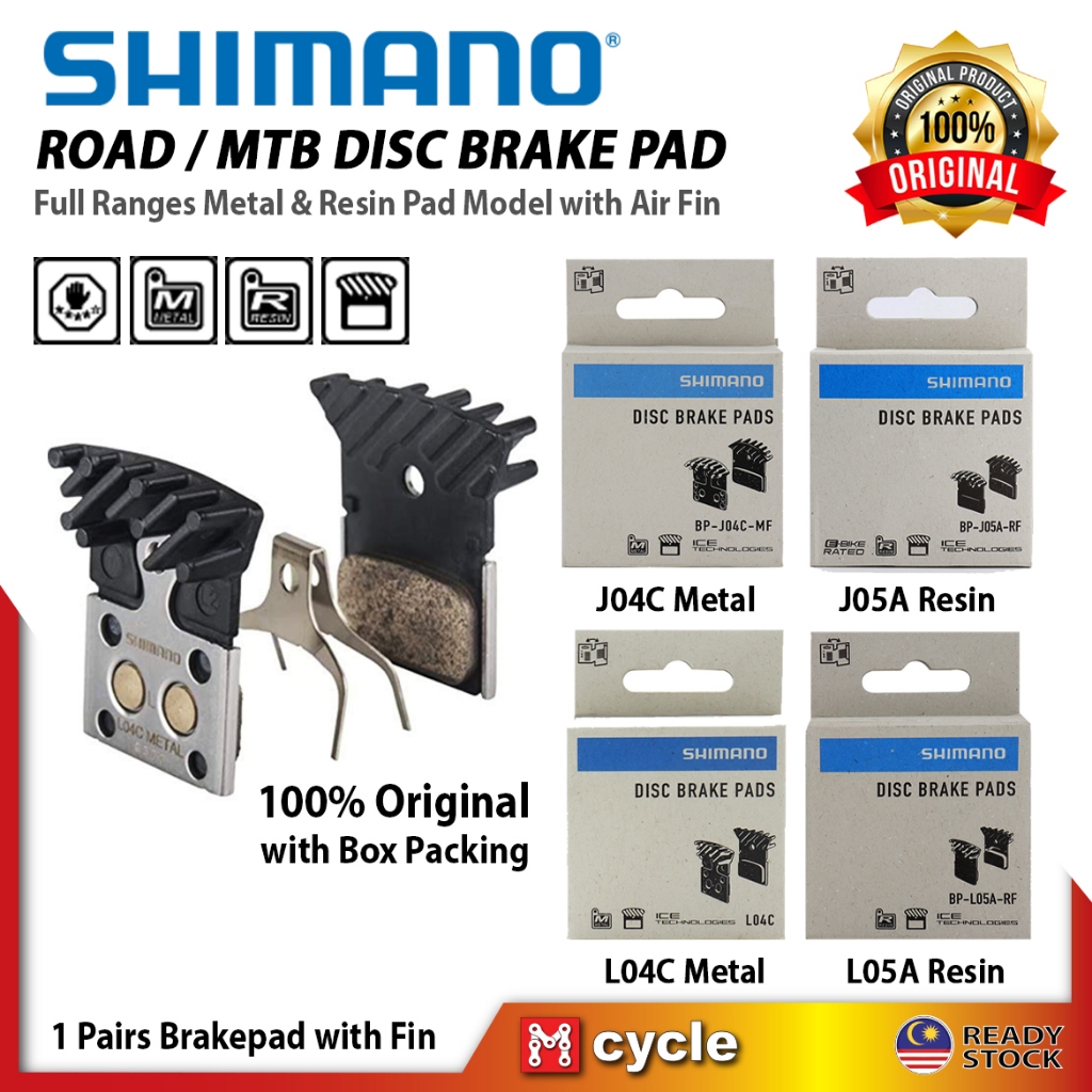 SHIMANO แผ่นดิสก์เบรค Pad เปลี่ยน Brakepad แผนที่ MTB Cyclocross J04C J05A L04C L05A Ultegra Xt Disc