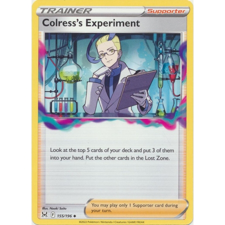 การทดลองวิทยาศาสตร์ของ Colress - 155/196 Sword & Shield: Lost Origin