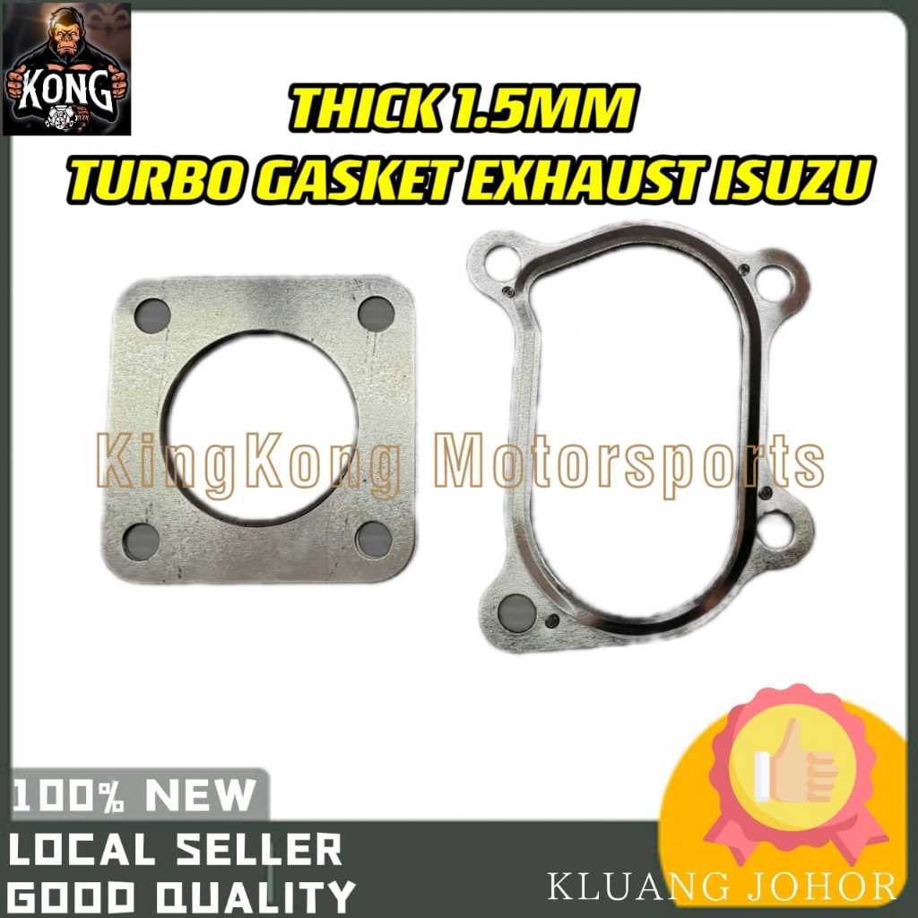 THICK 1.5MM F44 F55 TURBO GASKET EXHAUST GASKET 4HOLE ISUZU TOYOTA GASKET EKZOS TEBAL 1.5MM
