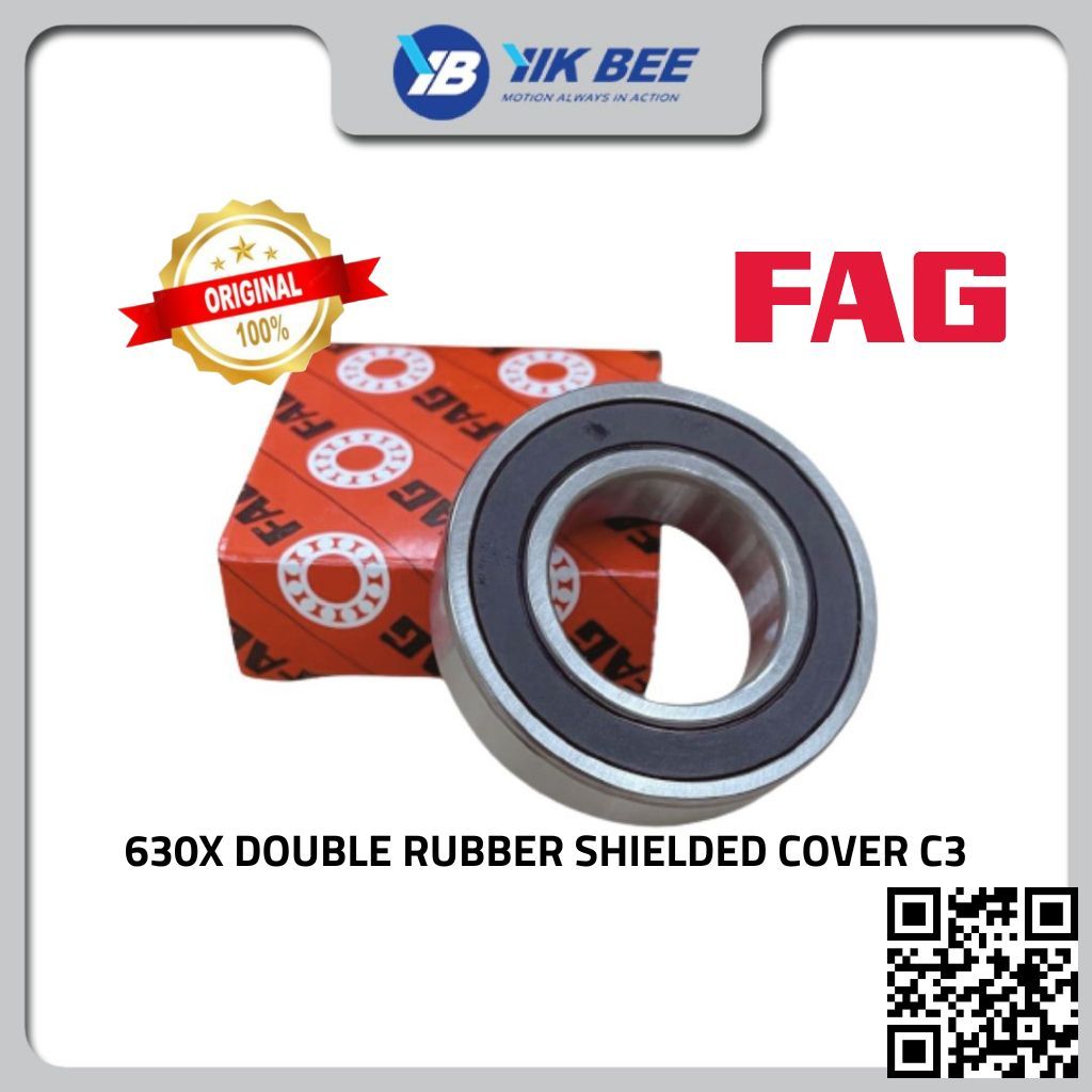 6300 6301 6302 6303 6304 6305 6306 -2RSR-C3 รถจักรยานยนต์แบริ่ง MOTOSIKAL DOUBLE RUBBER SHIELDED COV