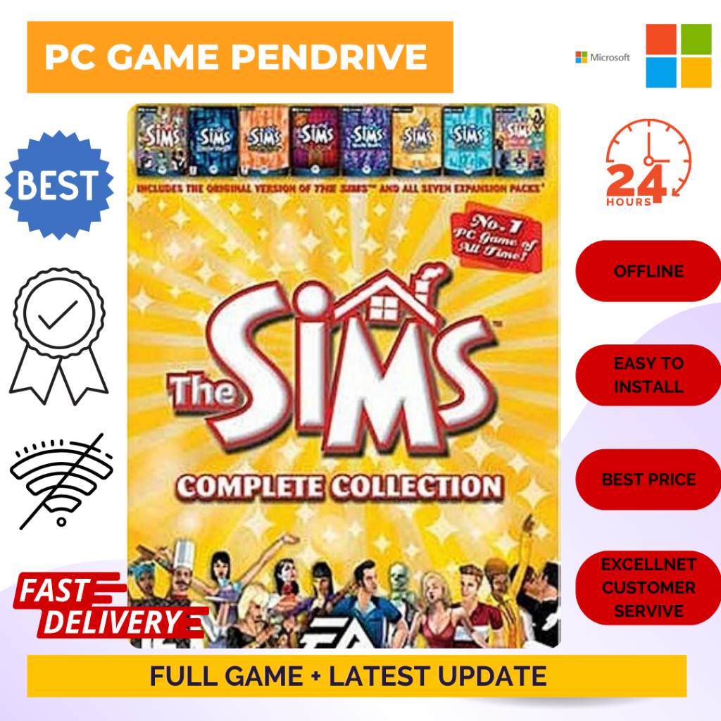 The Sims 1 Complete Collection - Offline [ Pendrive 32 GB] เกมส์พีซี