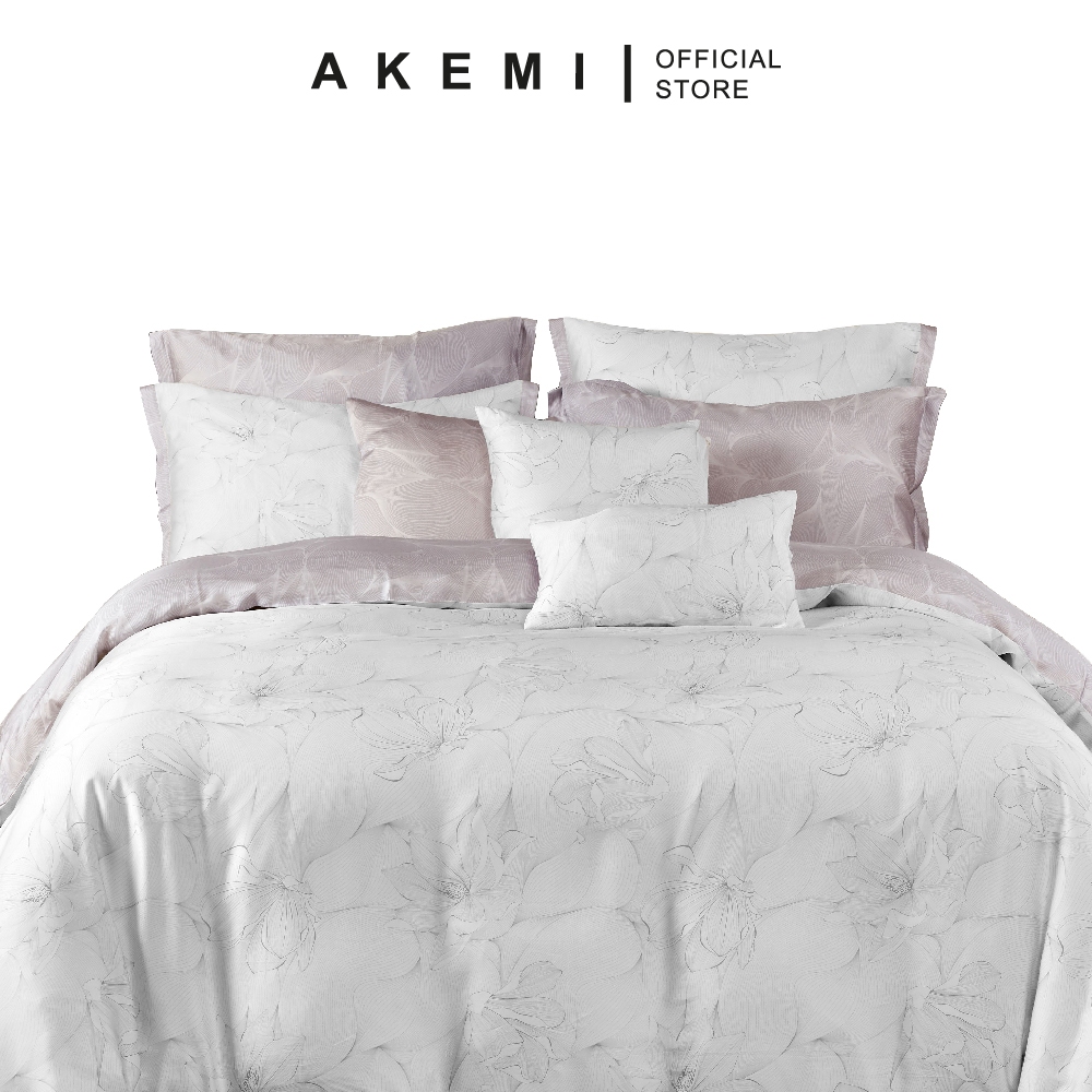 Akemi TENCELTM Lyocell HeiQ ชุดผ้านวม ป้องกันสารก่อภูมิแพ้ 930TC (Super Single Queen King)