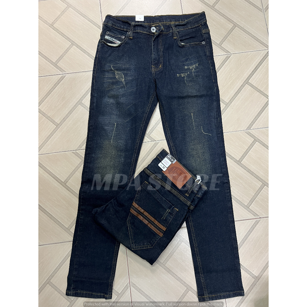 Ripped Jeans Patch Rubber Fabric Memori / Ripped Jeans 348 Line Koko