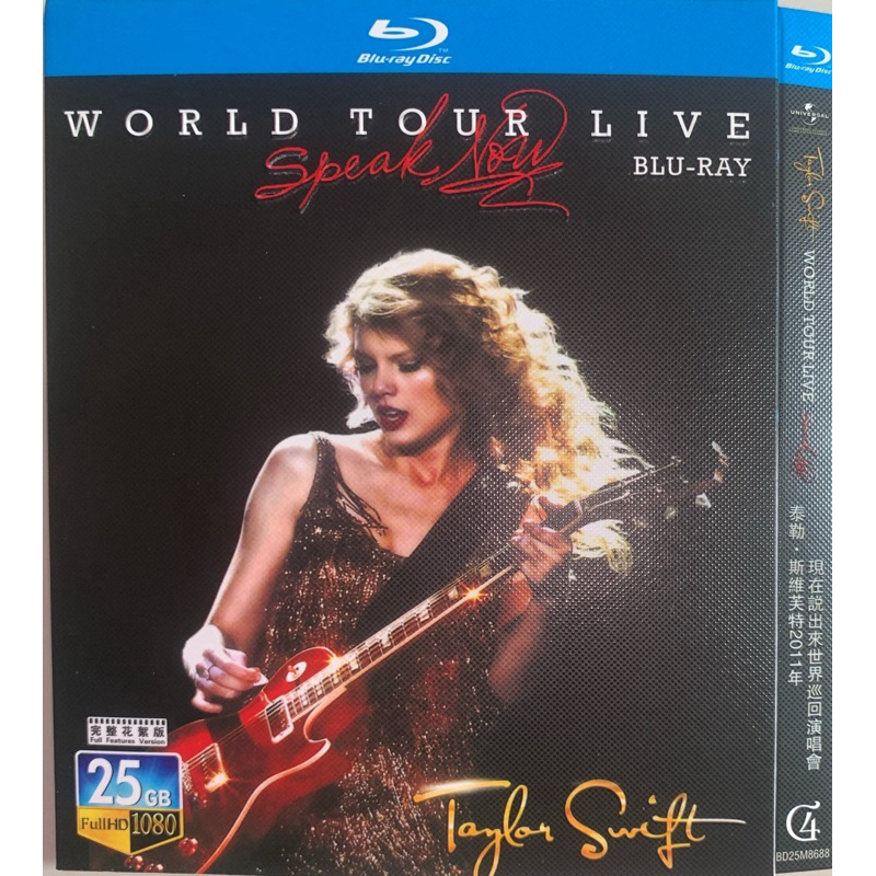 นําเข้า Blu-ray Taylor Swift World Tour Live Speak Now(2011)