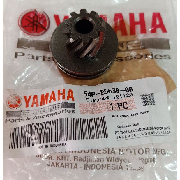 EGO-S FI KICK PINION ASSY 0 54P-E630-00 STARTER STATER STARTOR GIGI ENGKO GEAR EGOSFI EGO-S FI