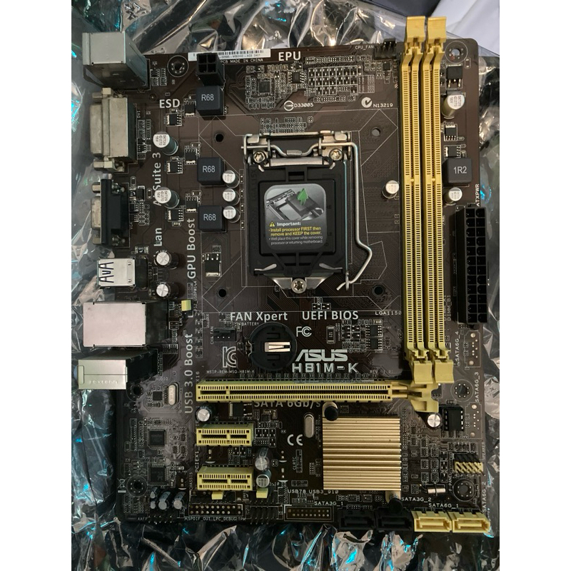 เมนบอร์ด Asus H81M-K LGA1550 ซ็อกเก็ต (แบบจีน)