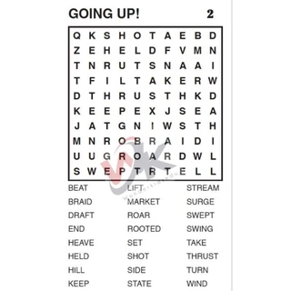 หนังสือค้นหาคําขนาดเล็ก Crossword ปริศนาสมอง Teaser เกมคํา