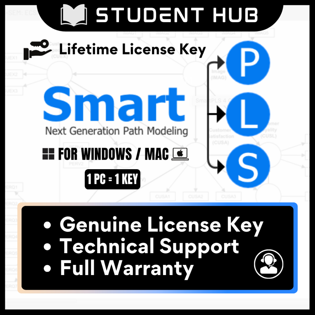 SmartPLS 4.1.0.3 (2024) Latest Lifetime License Windows and Macbook