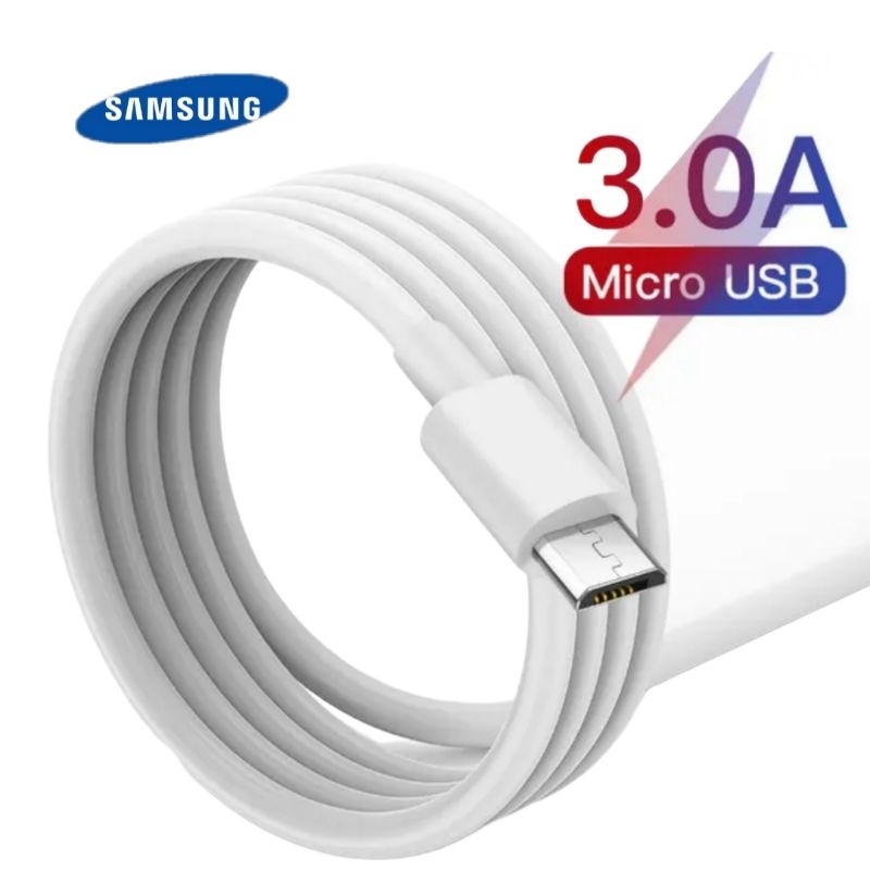 สายชาร์จ Micro USB DATA สําหรับ SAMSUNG GALAXY A10 A10S A01 A02 A03 CORE M10 M02 Note 5 4 3 S4 S5 S6 S7 J510 J3 J2