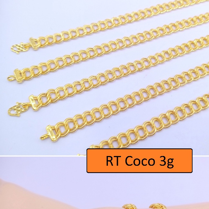 Coco Hand Chain Hot Design BAJET Gold 916 Gold 916 Gold 916 BAJET สร ้ อยข ้ อมือ 916 สร ้ อยข ้ อมือ