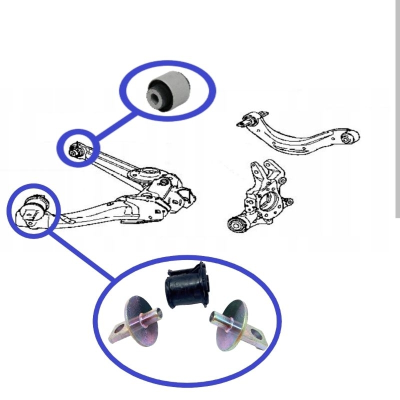 HONDA CRV S9A CIVIC S5A ES STREAM S7A SMA RN6 RN8 RN3 RN5 REAR AXLE TRAILING BUSH