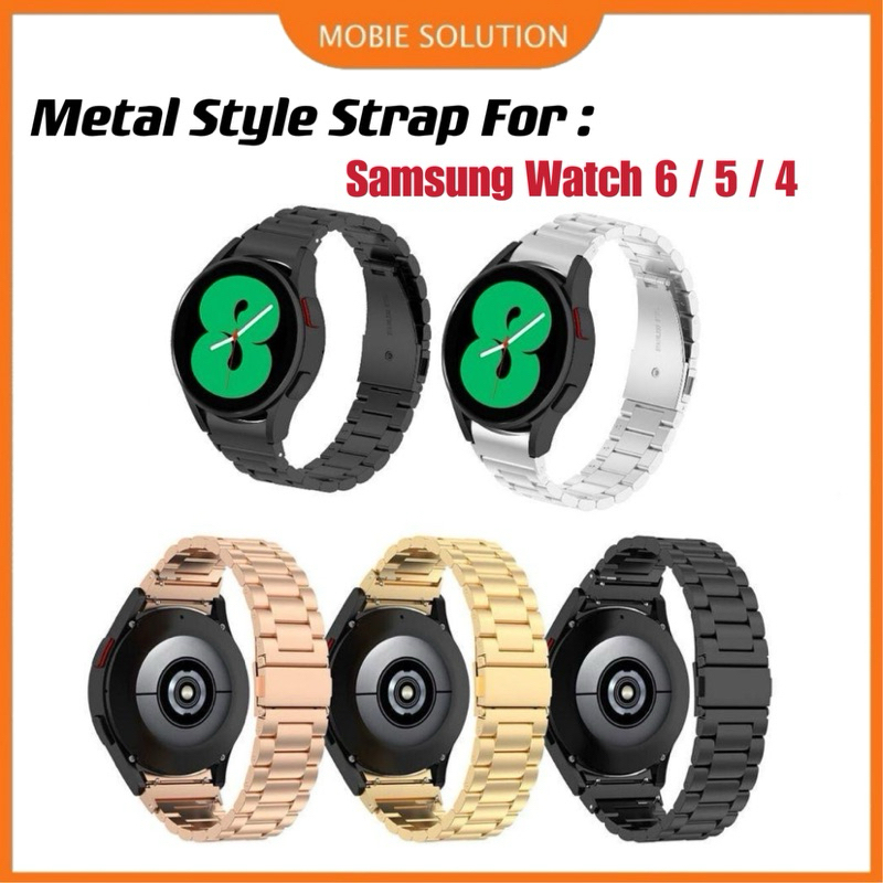 สายโลหะสําหรับ Samsung Galaxy Watch 4 / Samsung Watch 5 / Samsung Watch 6 สายสแตนเลส Watch4 Watch5 Watch6