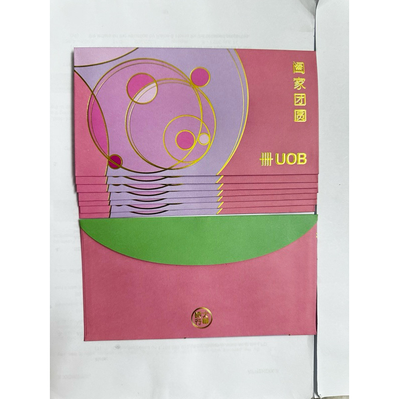 UOB家圆 Angpao 8 ชิ้น Set