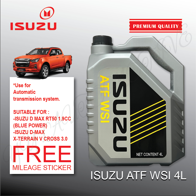 5-87703001-0 ใหม่ ISUZU AUTO OIL 4L D-MAX RT50 X-TERRAIN 1.9CC ATF WSI BLUE POWER D MAX DMAX TRANSMI