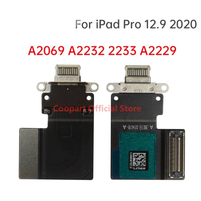 KRCB USB Charger แท่นชาร์จพอร์ต Flex สําหรับ Pro 11 2nd A2228 A2068 A2230 12.9 4th A2229 A2069 A2232