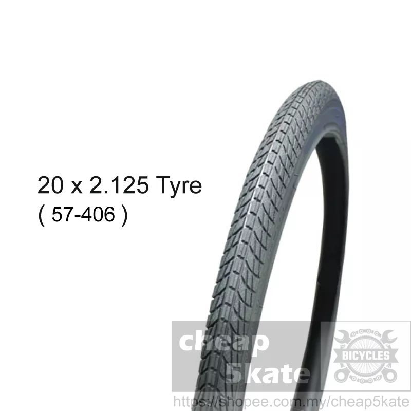 ยางรถจักรยานขนาด 20" x 2.125 ( 57-406 ) 20x2.125 tayar basikal