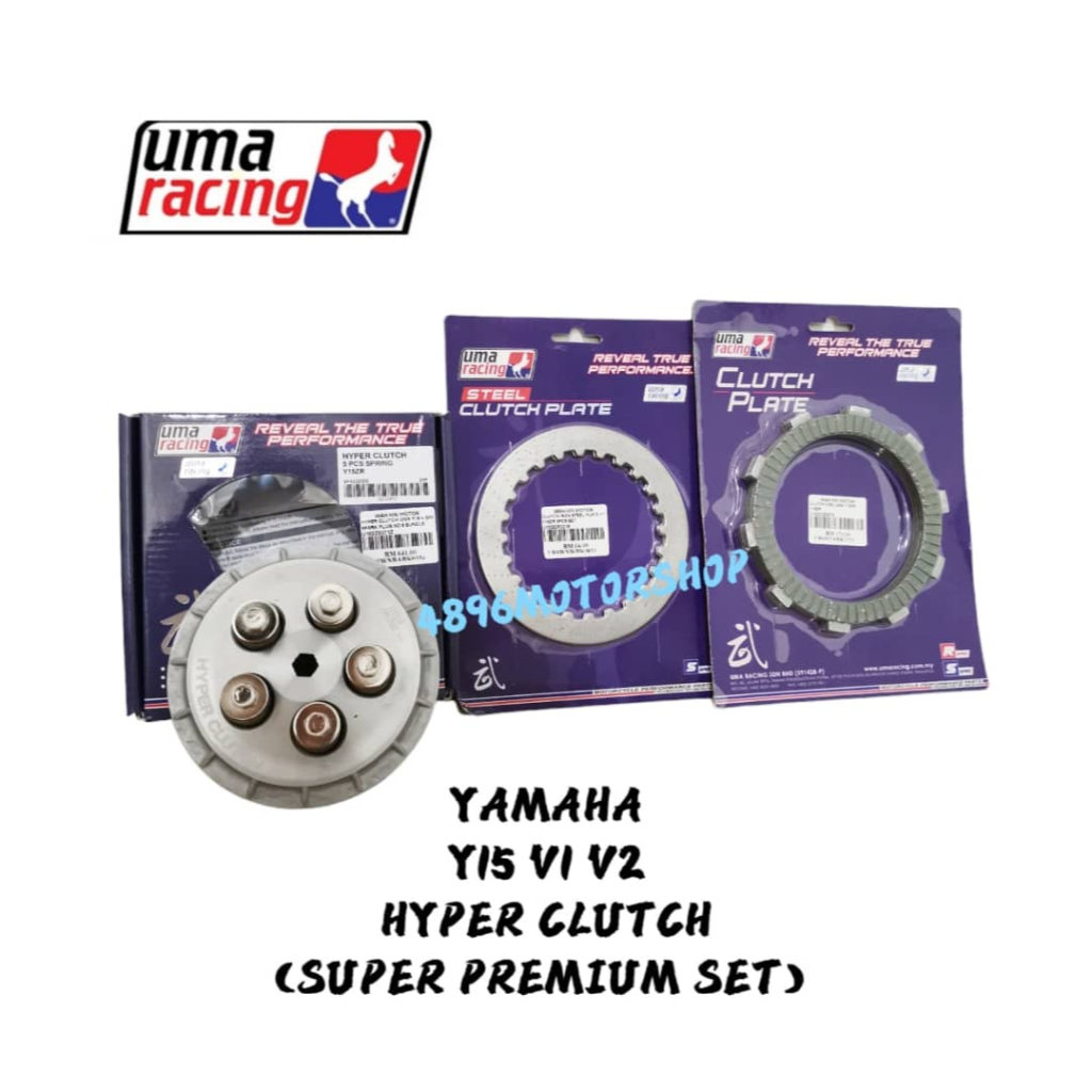 UMA RACING PREMIUM SET RACING HYPER CLUTCH SET YAMAHA Y15 Y15ZR V1 V2 Y16 R15 V3 CLUTCH PLATE / IRON