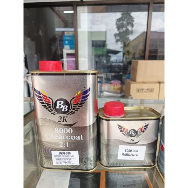 8000-300 2K CLEAR ECONOMY PACK พร้อม HARDENER