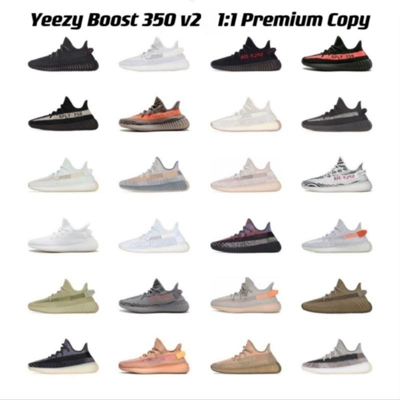 Yeezy 350 V2 คุณภาพสูงพรีเมี่ยม Emulation Bedget-Friendly 1-1 EURO 36 - 48