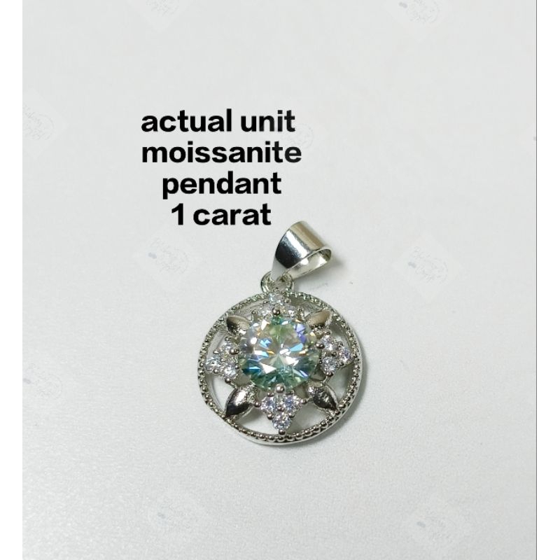 (PENDANT- พร้อมใบรับรอง) 1 CARAT MOISSANITE DIAMOND PENDANT