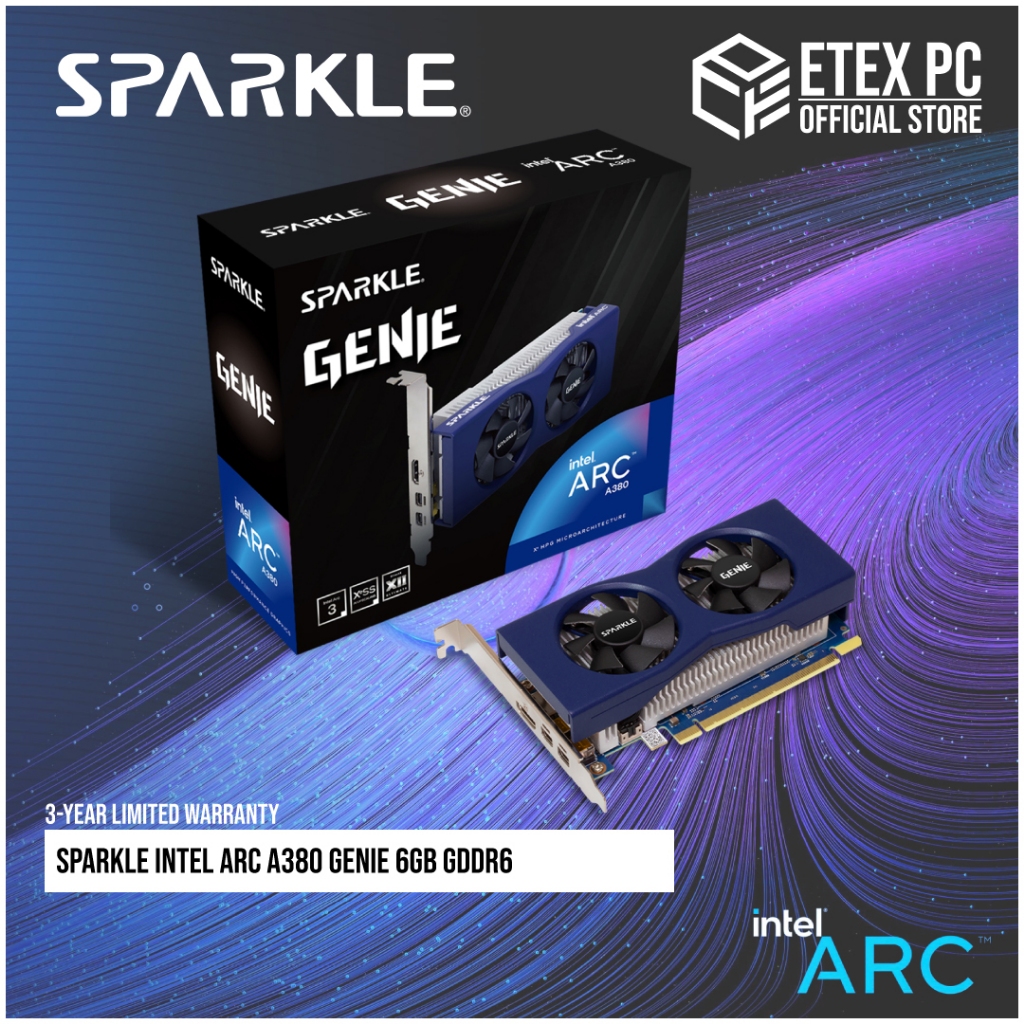 Sparkle Intel Arc A380 GENIE 6GB GDDR6 1A1-S00401700จี