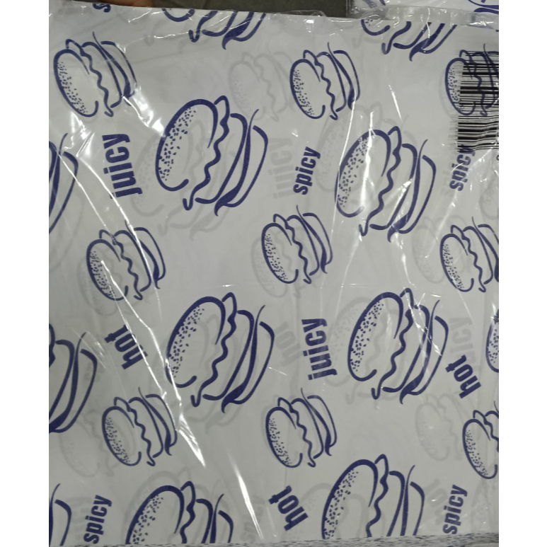 BURGER WRAPPING PAPER / KERTA PEMBALUT BURGER - 100S