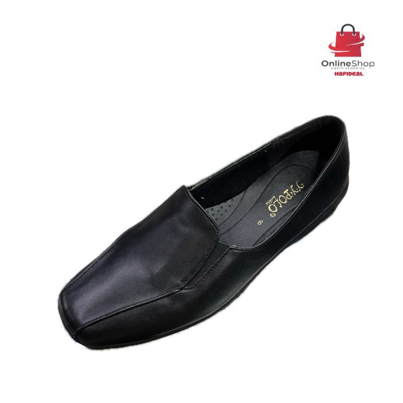 YY POLO/SA รองเท้าสีดําขอบเต็ม 3553 3652