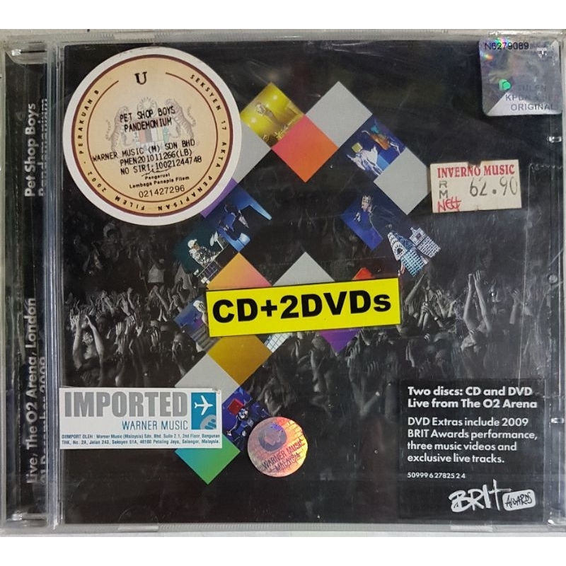 Pet Shop Boys - Pandemonium: Live At The O2 Arena, London 2009 (CD+2DVD)