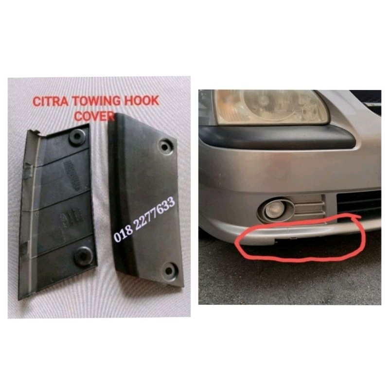 NAZA CITRA Facelift FL TOWING HOOK Cover ฝาครอบกันชนหน้า ส่วน NAZA และ BARU