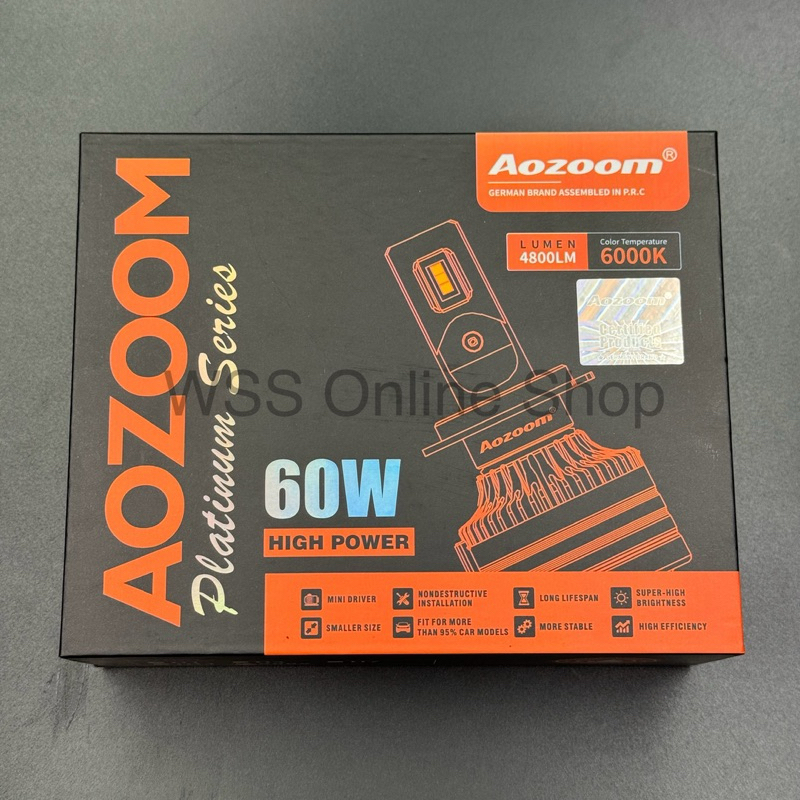 AOZOOM Platinum Series LED Lighbulb (60W / 6000K / 4800LM)