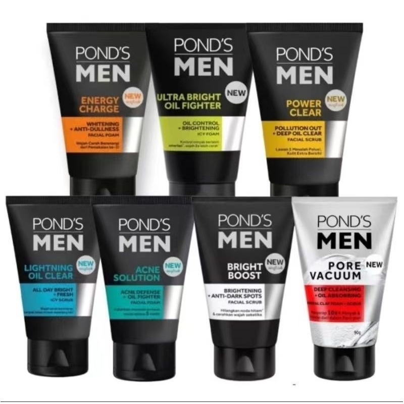 Ponds MEN FACIAL FOAM & SCRUB ซีรีส์