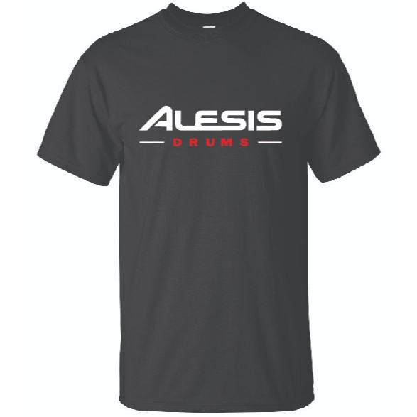 เสื้อยืด ALESIS DRUM COTTON และ MICROFIBER / BLACK COLOUR