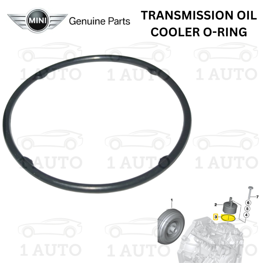 MINI BMW PARTS TRANSMISSION OIL COOLER GASKET O RING MINI 6 SPEED R52 R53 R56 R55 R57 R58 R59 R60 R6