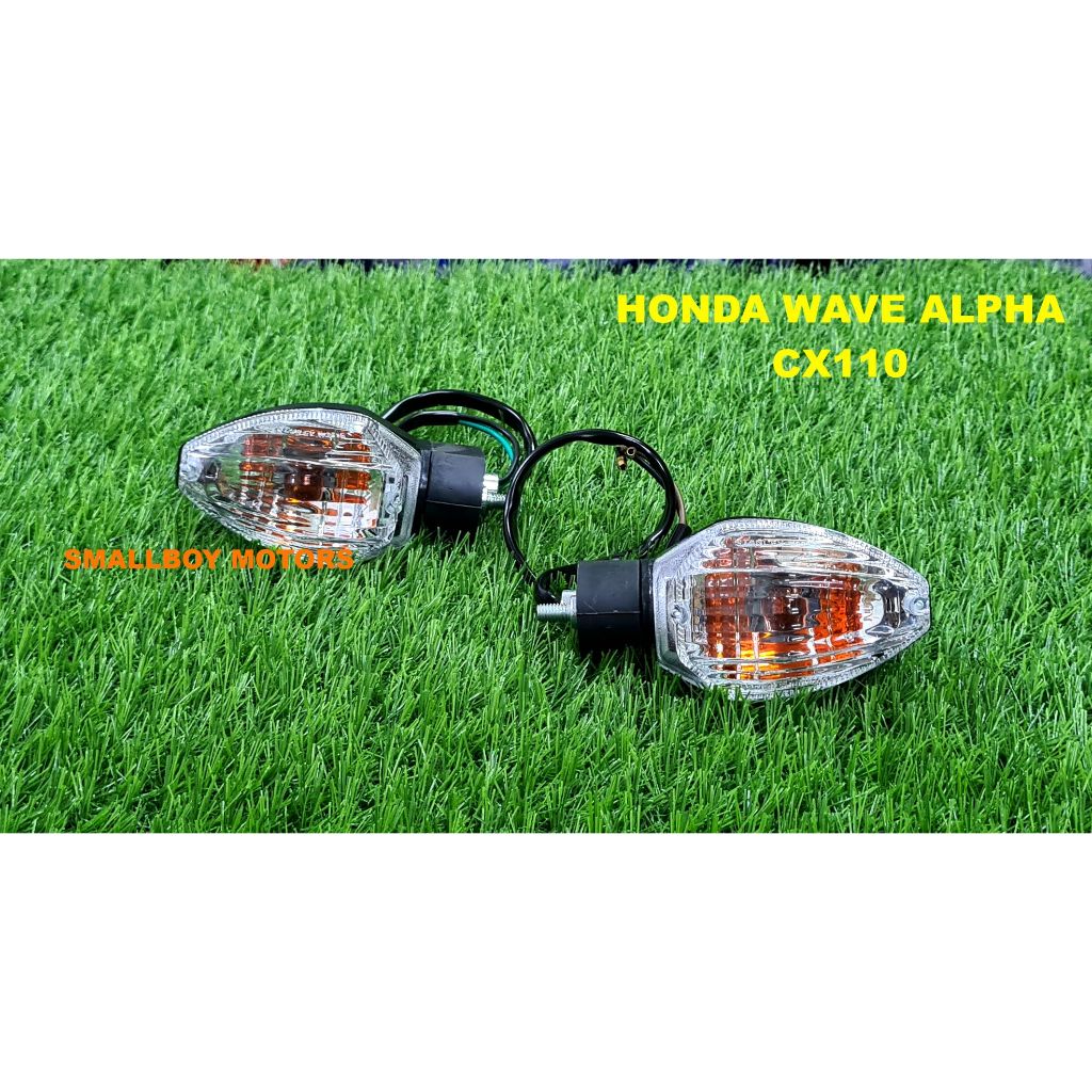 HONDA WAVE ALPHA CX110 REAR SIGNAL INDICATOR SIGNAL BELAKANG LR KIRI KANAN SET ALPHA110 ALPHACX110 C