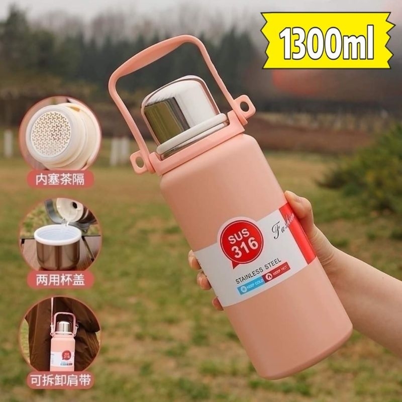 316 สแตนเลสหุ้มฉนวนคลัสเตอร์ (1300ml) เหยือกสแตนเลส 316 (1300ml)