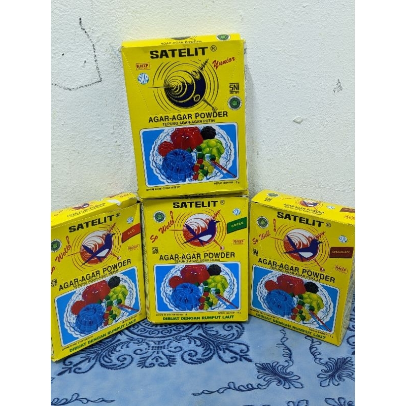 Agar Agar Agar 1 กล่องหลายสีตัวเลือก