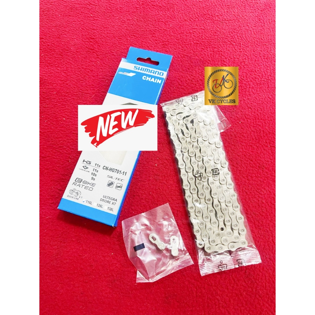 SHIMANO ULTEGRA R8000 CN-HG701 HG701 STEPS E6000 11-Speed 10-Speed แคบ E-BIKE Chain Quick-Link 116,1