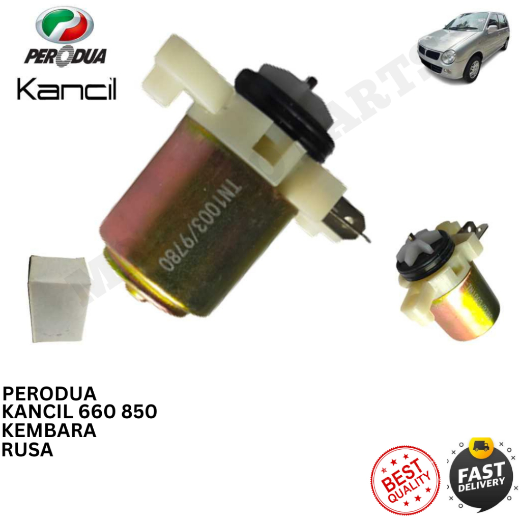 PERODUA KANCIL 660 850 KEMBARA RUSA FORD LASER TX3 WIPER WASHER TANK MOTOR ASSY / WASHER PUMP / WIPE