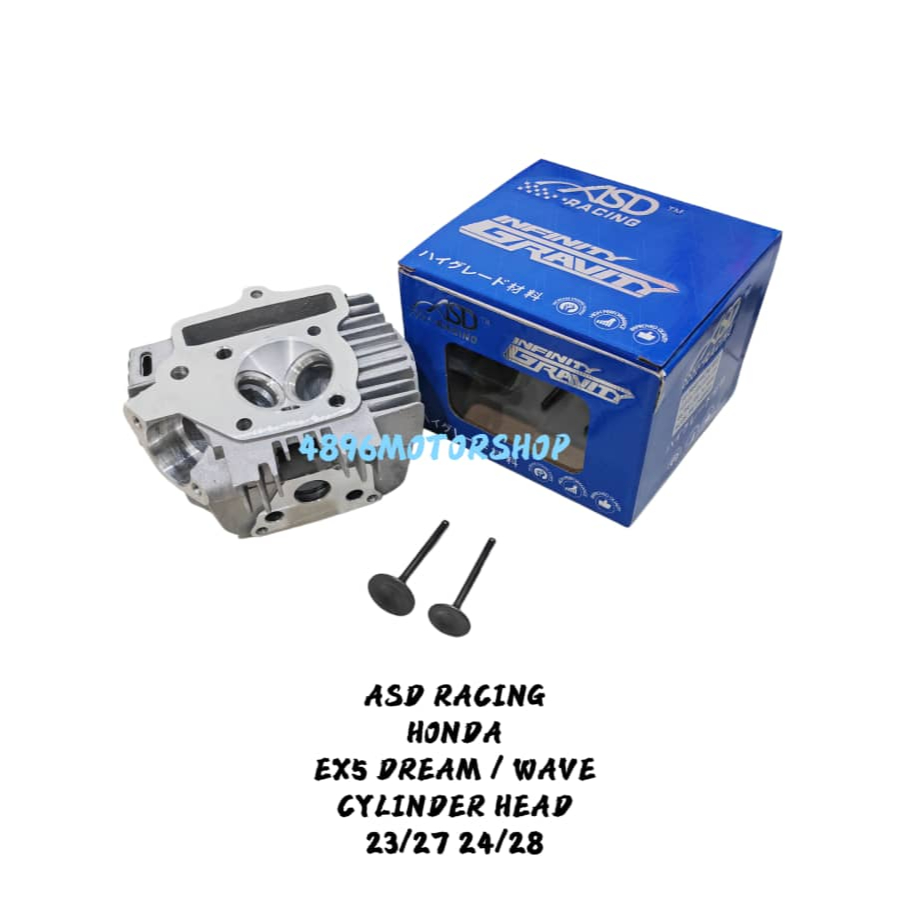 ASD RACING CYLINDER HEAD EX5 DREAM WAVE100 KRISS100 EX5-CLASS 1 ONETEN 23/27 24/28