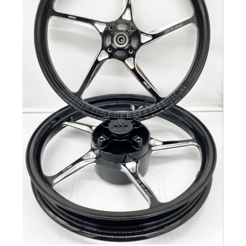 RS150 FG511 1.6/1.85-17 สีดํา SPORT RIM
