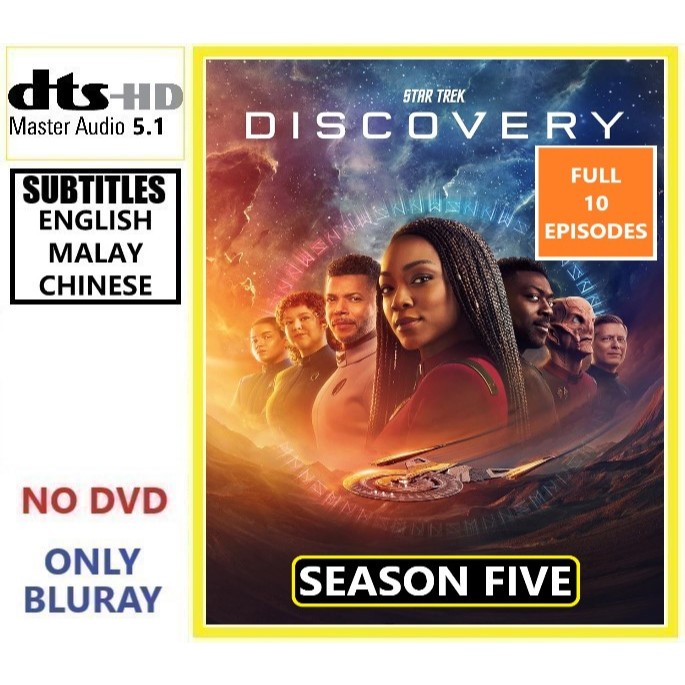 S2D49 Star Trek Discovery ซีซั่น 5 (2024) [10 EPISODES] (2 แผ่น) Action Adventure Sci-Fi