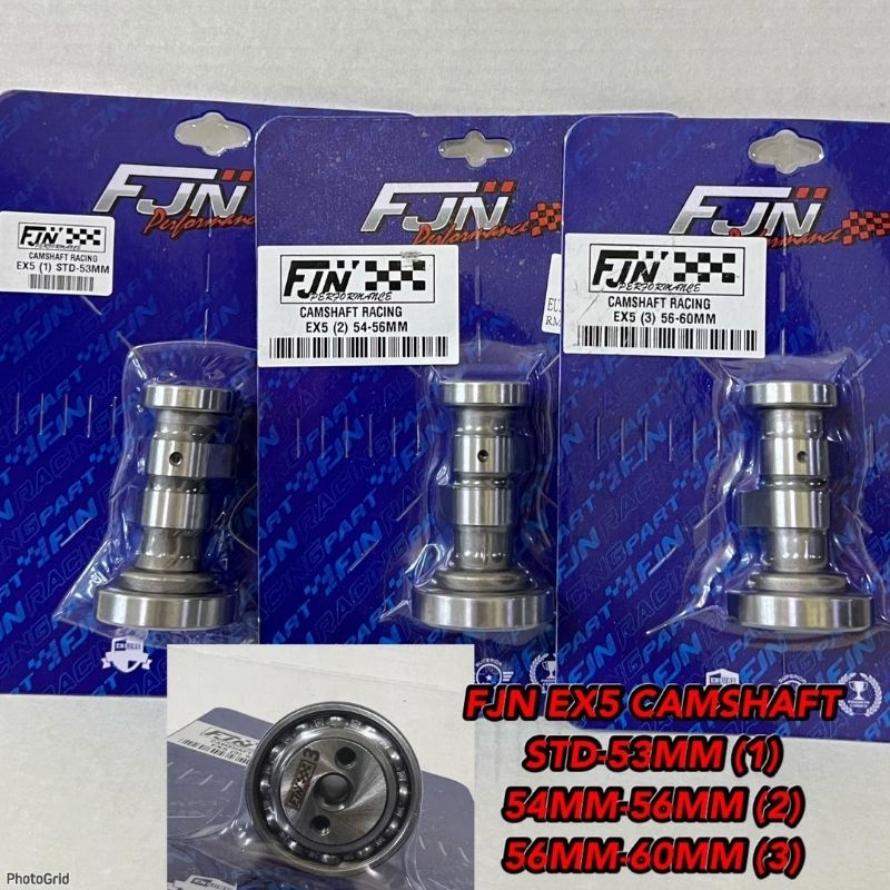 FJN CAM RACING EX5 EX5 DREAM WAVE100 CT100 FJN 1 FJN 2 FJN 3 คุณภาพ AA ESR HHM ARATA UMA IKK ESPADA 