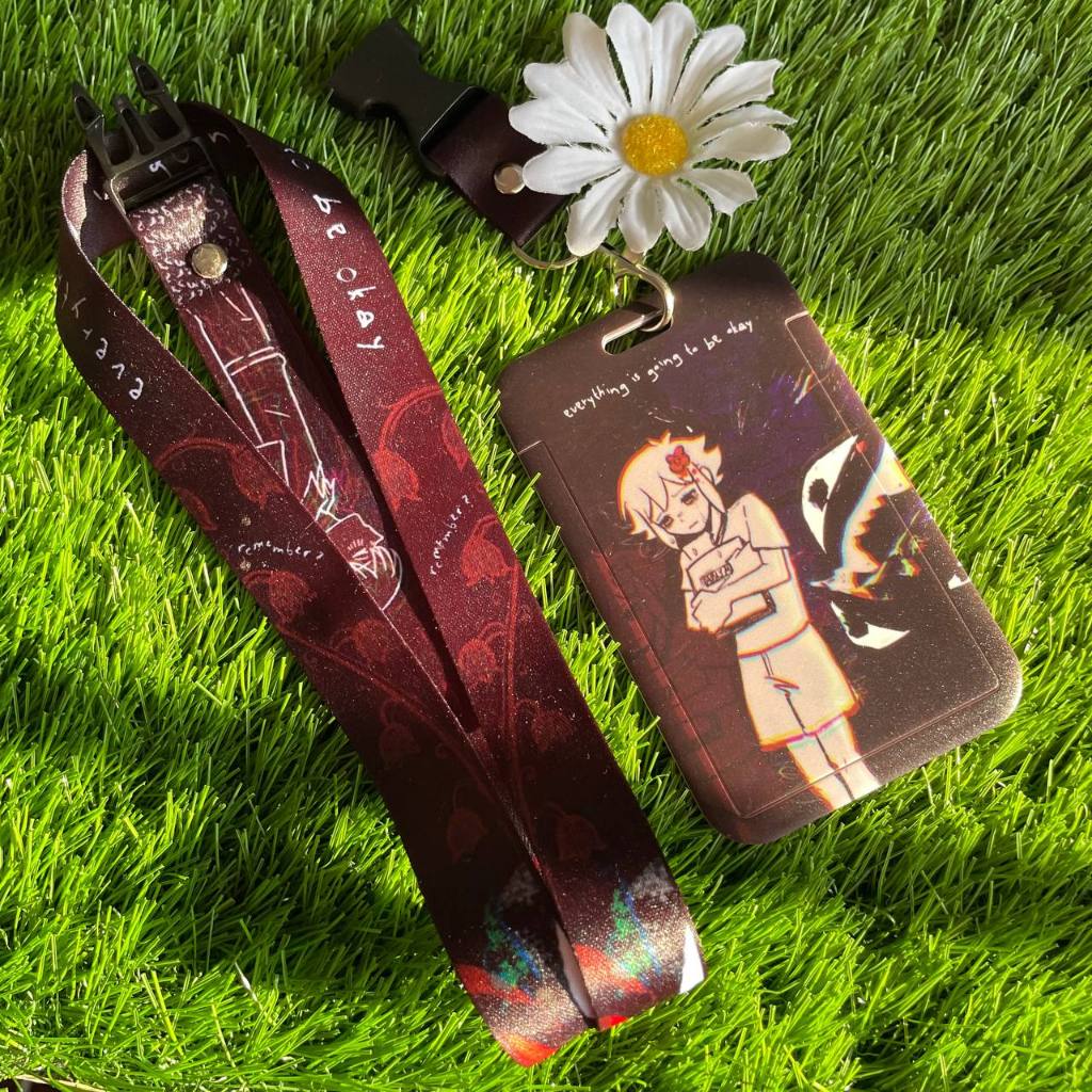 OMORI landyard + ที่ใส่บัตร sunny & basil haerun โดย kari