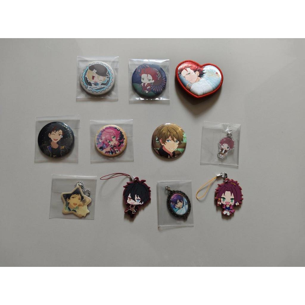 ENSEMBLE STARS ENSTARS KANZAKI SOUMA NAGUMO TETORA MIKA KAGEHIRA KURO KIRYU พวงกุญแจยาง BADGE